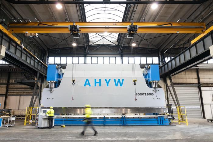 China AHYW 2000T12M CNC Press brake DELEM DA66T DA69T 3D Graphical metal bending controller China AHYW 2000T12M CNC Press brake DELEM DA66T DA69T 3D Graphical metal bending controller